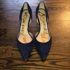 Sam Edelman Jaina Navy suede pump